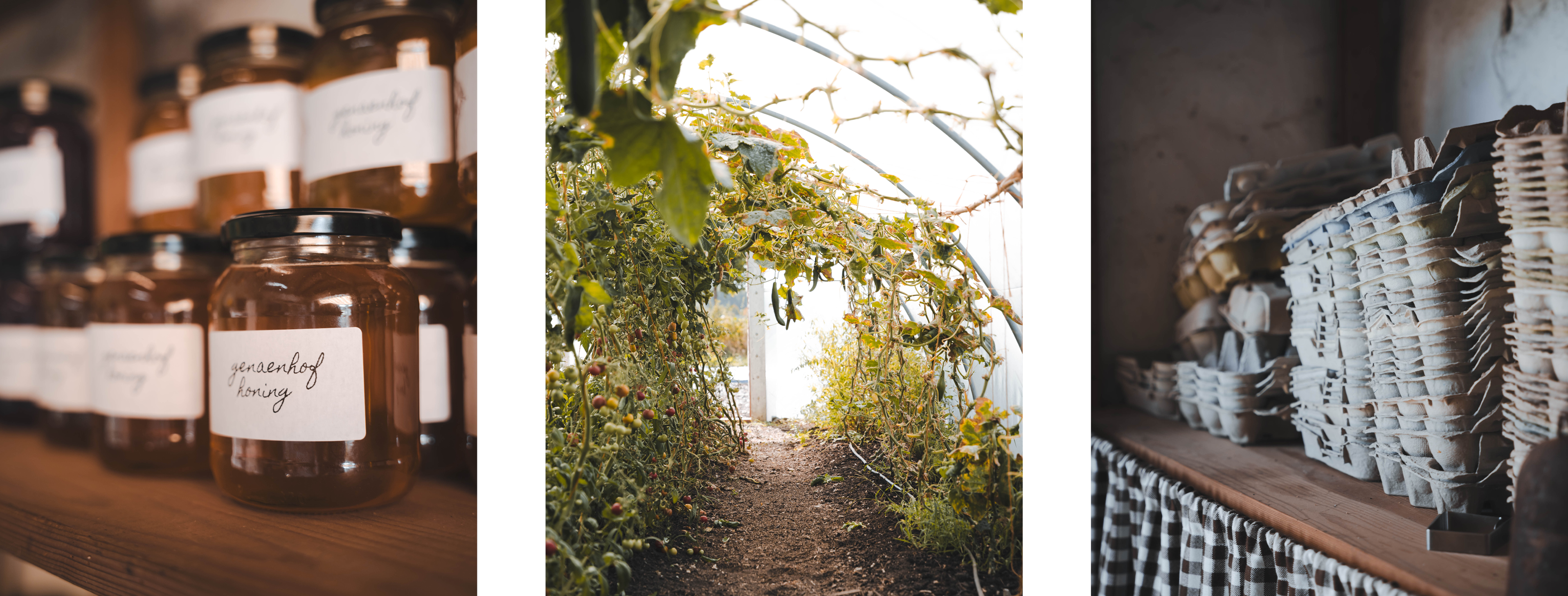 drieluik van streekproducten