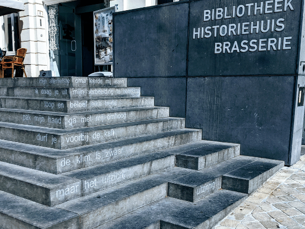 Street art en woordkunst van Brohlin Coumans Roermond