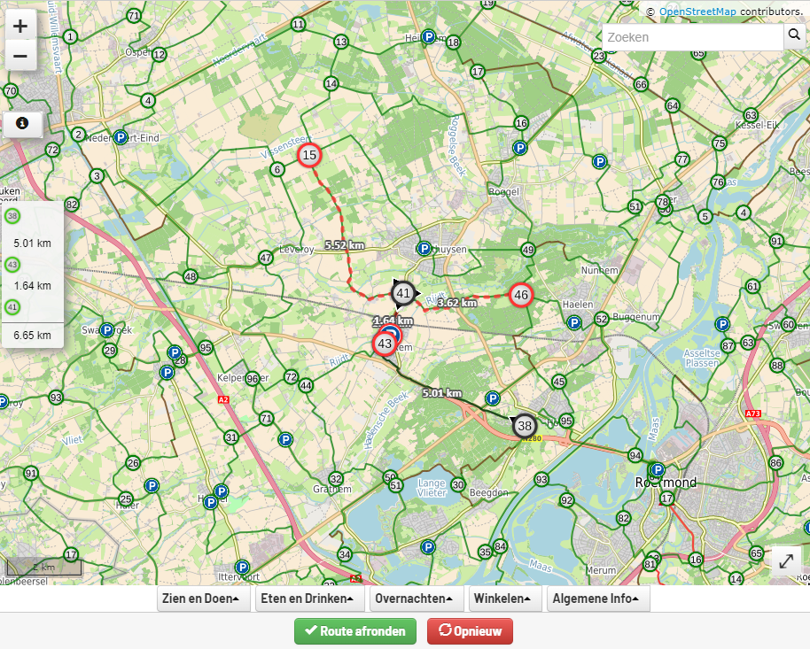Eenvoudig knooppunten verbinden in de routeplanner